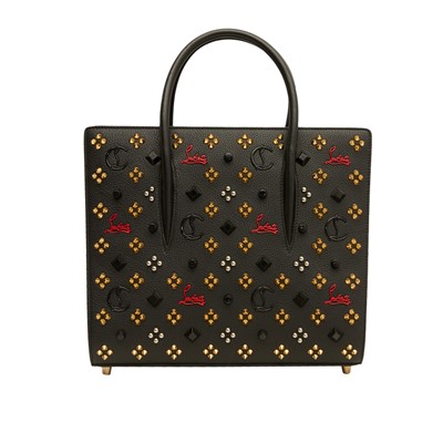 Lot 145 - Christian Louboutin Black Paloma Medium Top Handle Bag