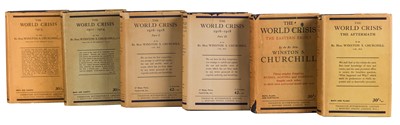 Lot 45 - Churchill: The World in Crisis. Inscribed in 4 vols. 1923-31