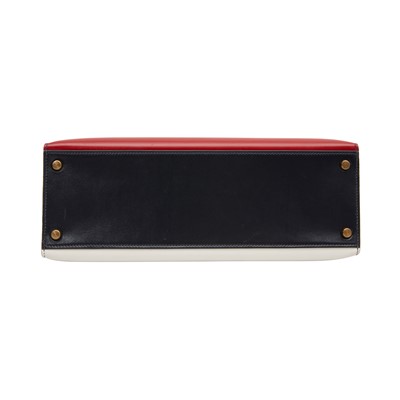 Lot 37 - Hermes Limited Edition Tri Colour Kelly Sellier 32
