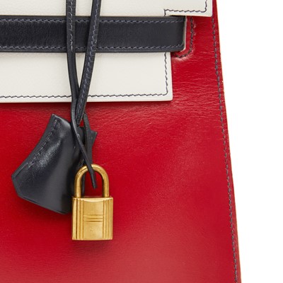 Lot 37 - Hermes Limited Edition Tri Colour Kelly Sellier 32