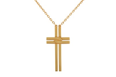Lot 262 - Cartier l A cross pendant necklace