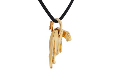 Lot 296 - Cartier l A 'Panthère' pendant necklace, circa 1991
