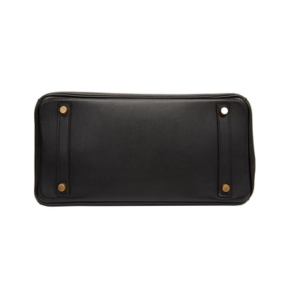 Lot 190 - Hermes Black Swift Birkin 30