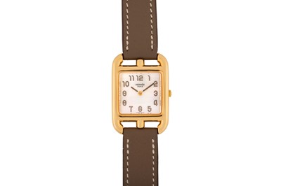 Lot 440 - Lady's Hermès 18k Gold Wristwatch