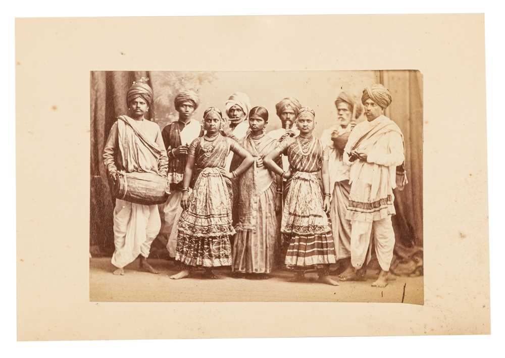 Lot 111 - INDIA, STUDIO PORTRAIT STUDIES, c.1880