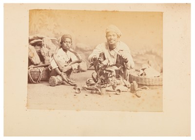Lot 111 - INDIA, STUDIO PORTRAIT STUDIES, c.1880