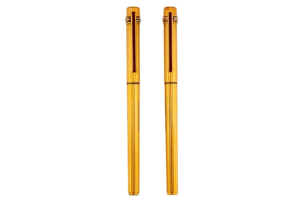 Lot 506 - Pair of Les Must de Cartier fountain pens