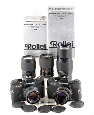 Lot 319 - An Extensive Rolleiflex SL35M Outfit.