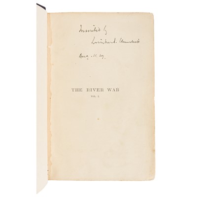 Lot 44 - Churchill: The River War. Inscribed. 1900