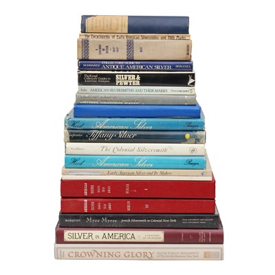 Lot 522 - A collection of American silver reference books