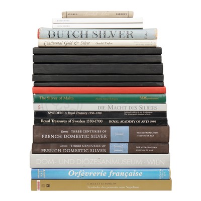Lot 524 - A collection of world silver reference books