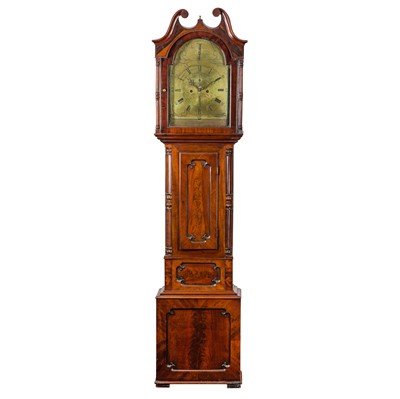 Lot 126 - A George III mahogany longcase clock by John Anderson of Dunse