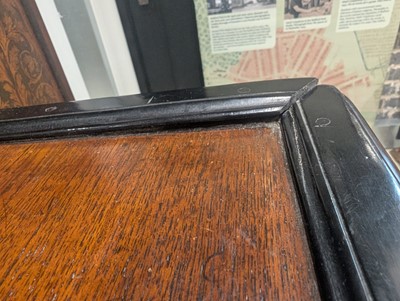 Lot 1 - An Indo-Dutch (Dutch East Indies Co.) teak and ebonised chest of drawers