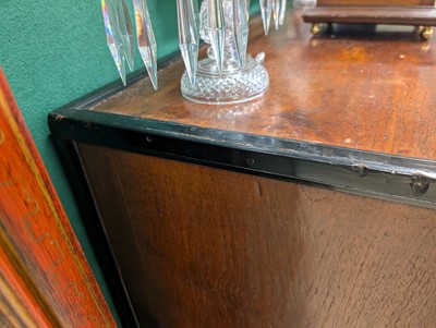 Lot 1 - An Indo-Dutch (Dutch East Indies Co.) teak and ebonised chest of drawers
