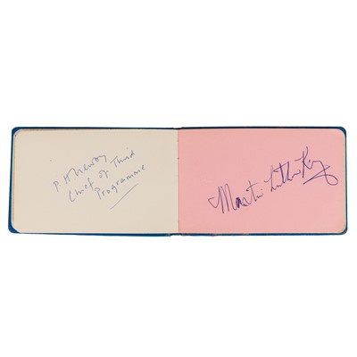 Lot 48 - Autograph Album.- Incl. Martin Luther King, Jr