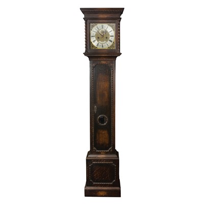 Lot 127 - An oak longcase clock by Gillett and Johnston of Croydon, circa 1920s