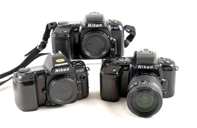 Lot 275 - 3 Nikon AF Film Cameras inc F-601.