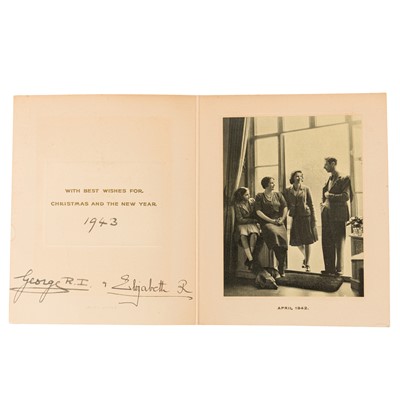 Lot 581 - George VI, King of the United Kingdom and Elizabeth, Queen Consort