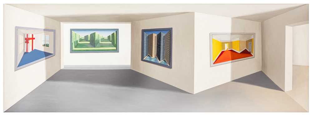 Lot 131 - Patrick Hughes (British, b.1939)