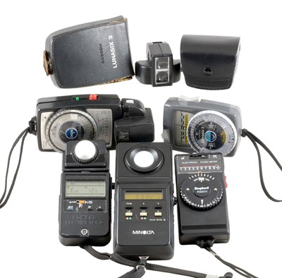 Lot 258 - Gossen & Other Spot & Flash Exposure Meters.