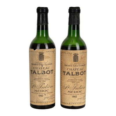 Lot 106 - Chateau Talbot 1962 - 9 half bottles