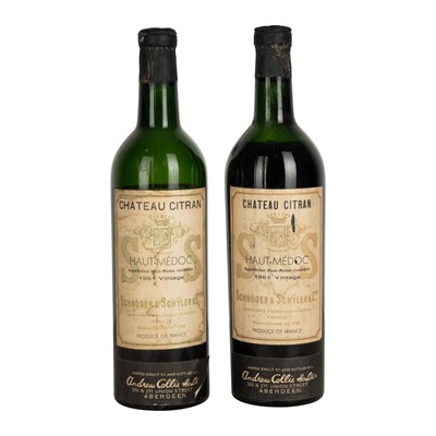 Lot 123 - Chateau Citran 1961 - 2 bottles