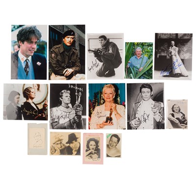 Lot 73 - Autograph Collection.- Actors & Entertainers
