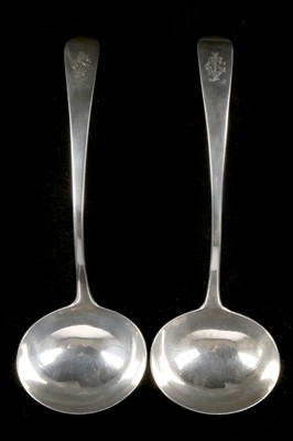 Lot 260A - A pair of antique George III Sterling Silver...