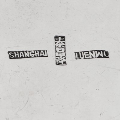 Lot 152 - Canton circa 1920, marked Tai Chang Long, retailed by Luen Wo of Shanghai