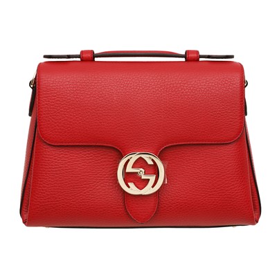 Lot 63 - Gucci Red Dollar Shoulder Bag