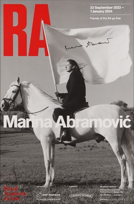 Lot 142 - Marina Abramović (Serbian, b.1946)
