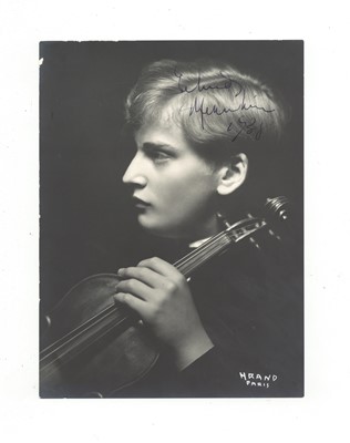 Lot 410 - Menuhin (Yehudi)