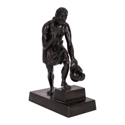 Lot 147 - A Grand Tour bronze figure of a beggar