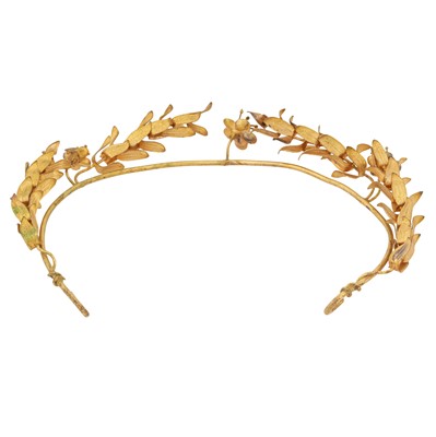 Lot 331 - A gilt tiara, mid 19th century