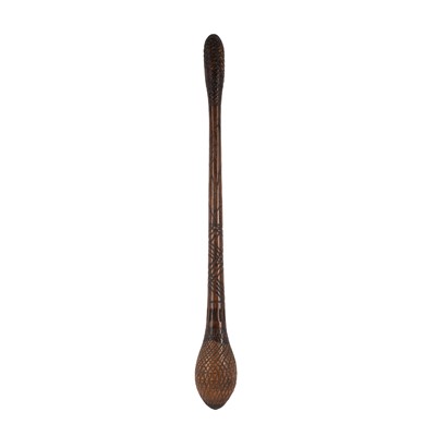 Lot 244 - An unusual Tribal carved hardwood War Club, believed late 19th / early 20th century