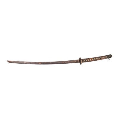 Lot 81 - An officer's guntō (軍刀) type sword