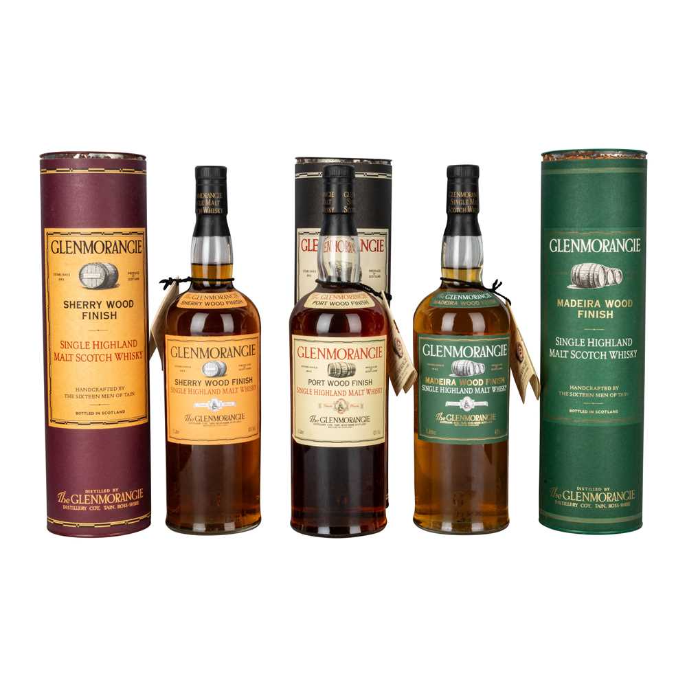 Lot 233 - Glenmorangie Wood Finish Trio - 3 bottles