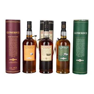 Lot 233 - Glenmorangie Wood Finish Trio - 3 bottles