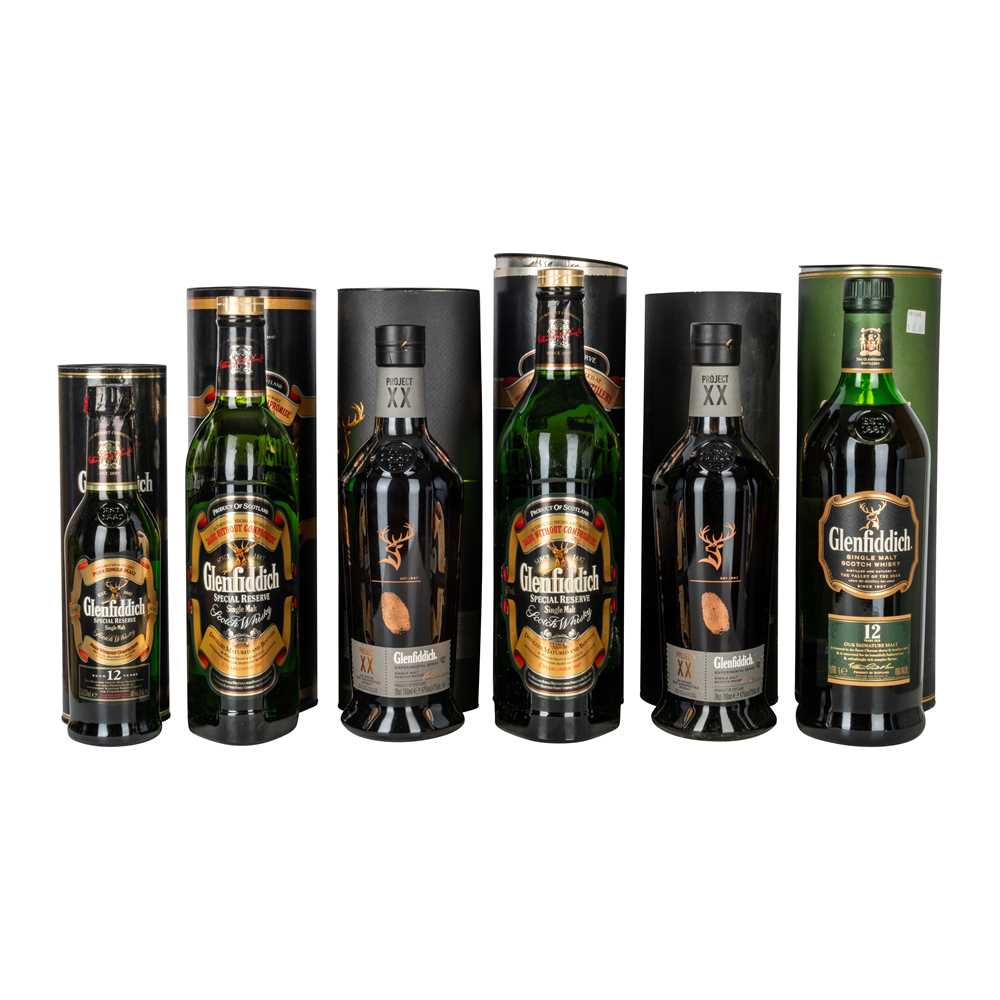 Lot 262 - Glenfiddich Collection - 6 bottles