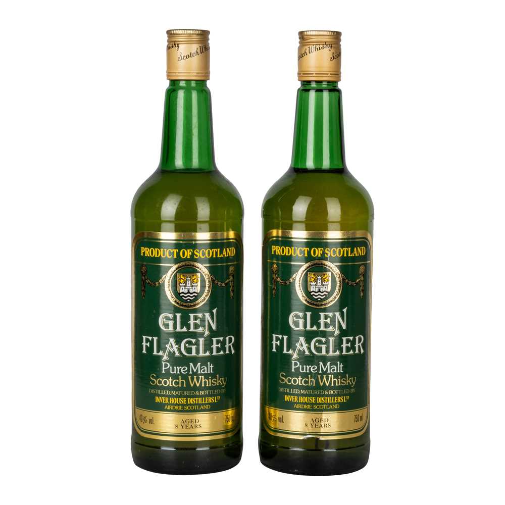 Lot 285 - Glen Flagler Pure Malt 8 years old - 2 bottles