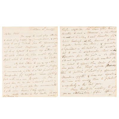 Lot 58 - Hastings. Als to L.Mclean. 1777