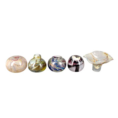 Lot 389 - A group of British art glass by various makers