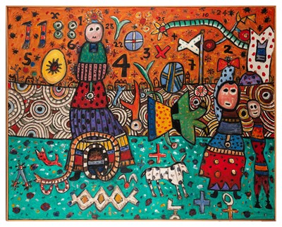 Lot 106 - Alan Davie C.B.E. R.A. (British, 1920-2014)
