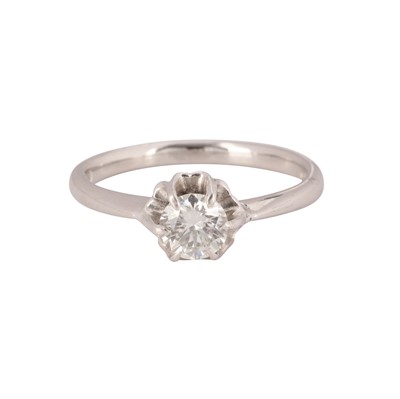 Lot 149 - A diamond single stone ring