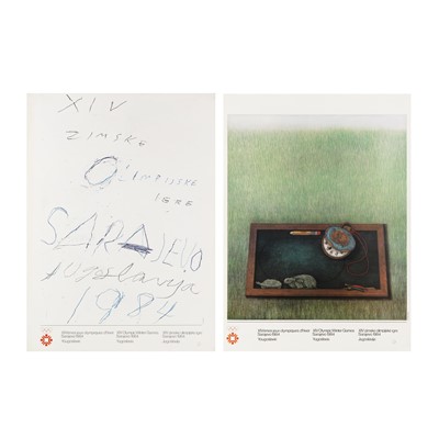 Lot 133 - Cy Twombly (American, 1928-2011) and Kyo Baik Hwang (Korean, b.1932)