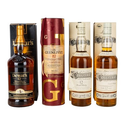 Lot 403 - A selection of 12 year olds - 9 bottles