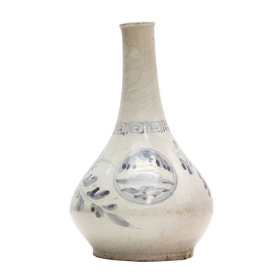 Lot 313 - A Korean blue and white vase, Joseon dynasty, 18th century