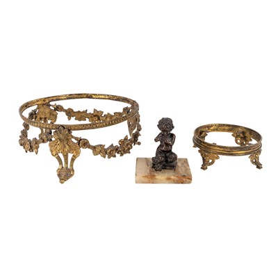 Lot 132 - French bronze sculpture of an infant Satyr, late 19th century