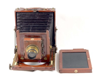 Lot 272 - Thornton Pickard Half Plate Imperial Field Camera.