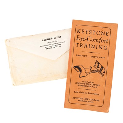 Lot 63 - Keystone Eye-Comfort Training, c.1940
